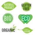 Logotypes for vegan