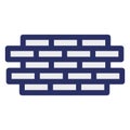 Basic RGB  Barrier, brick Vector Icon which can easily modify or edit Royalty Free Stock Photo