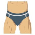 Basic RG pubic body, Anatomy, Vector Illustration icon which can easily modify B