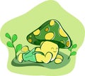 green mushroom character