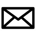 Email, envelope Bold Outline Vector icon which can easily modified or edited