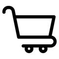 Basket, cart Bold icon which can easily modify or edit