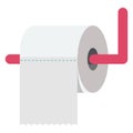 Tissue Roll color vector icon which can easily modify or edit Royalty Free Stock Photo