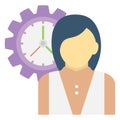 Appointment, interview Color vector icon which can easily modify or edit