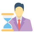 Business planning, business time frame Color vector icon which can easily modify or edit