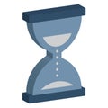 Deadline, egg timer isolated vector icon which can easily modify Royalty Free Stock Photo