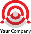 Open Target Logo Royalty Free Stock Photo