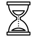 Deadline, egg timer Vector Icon which can easily modify Royalty Free Stock Photo
