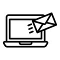 Electronic marketing, email Vector Icon which can easily modify or edit Royalty Free Stock Photo
