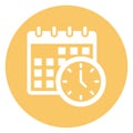 Appointment, calendar Vector icon which can easily modify Royalty Free Stock Photo