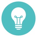 Bulb, incandescent Vector icon which can easily modify Royalty Free Stock Photo