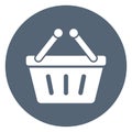 Basket, bucket Vector icon which can easily modify Royalty Free Stock Photo