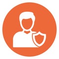 Assent man, compliance officer Vector Icon which can easily modify