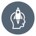 Idea develop, idea generation Vector Icon which can easily modify or edit Royalty Free Stock Photo