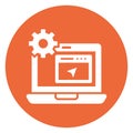 Web developing, web development Vector Icon which can easily modify or edit Royalty Free Stock Photo