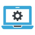 Setting, web gear Vector Icon which can easily modify Royalty Free Stock Photo