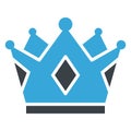 Crown, gold crown, Vector Icon which can easily modify