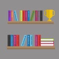 Bookshelve Royalty Free Stock Photo