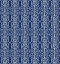 Ornate seamless pattern. Imitation of decorative forged grill.