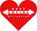 Keep social distance.