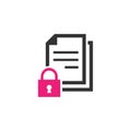 file security icon in vector file for ui design