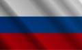 Russia Flag Vector Royalty Free Stock Photo