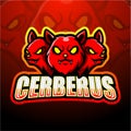 Cerberus mascot esport logo design