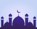 Islamic background template design Royalty Free Stock Photo