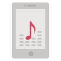Media player, mobile app Line Style vector icon which can easily modify or edit