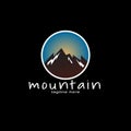 Mountain logo or forestry.