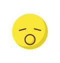 sleepy, sleepy and open mouth Color Vector Icon which can easily modify or edit