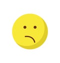 bemused face, emoticons Color Vector Icon which can edit easily