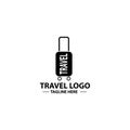 Travel logo design template Royalty Free Stock Photo