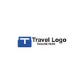 Travel logo design template Royalty Free Stock Photo
