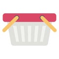 Basket Color Vector Icon which can easily modify or edit Royalty Free Stock Photo