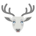 Reindeer Vector Icon Illustration which can easily modify or edit Royalty Free Stock Photo