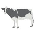 Cow Vector Icon Illustration which can easily modify or edit Royalty Free Stock Photo