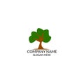Nauture logo design template.tree logo template Royalty Free Stock Photo