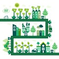 Green Eco City Living Concept