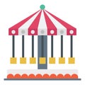 Amusement park Color  Vector Icon which can easily modify or edit icon Royalty Free Stock Photo