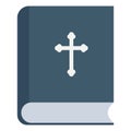christian religious book Color Vector Icon which can easily modify or edit icon