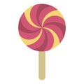 Candy stick Color  Vector Icon which can easily modify or edit icon Royalty Free Stock Photo