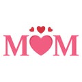 Mom writing, Cartoon vector icon which can easily modify or edit