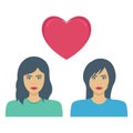 Couple loving, Couple vector icon which can easily modify or edit