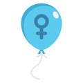 Ballon, femenine vector icon which can easily modify or edit