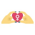 Day, feminism vector icon which can easily modify or edit