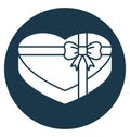 Gift, gift box Line Style vector icon which can easily modify or edit Royalty Free Stock Photo