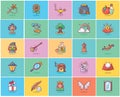 Pack Of Folktale Flat Icons