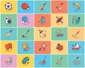 Olympic Sports Flat Icons Pack