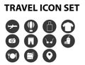 Trave icon set